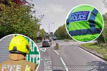 Emergency services called to Sutton crash