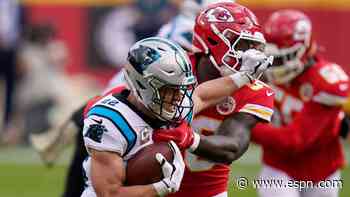 McCaffrey not expected to play Sunday vs. Bucs