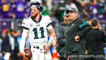 Eagles' Doug Pederson defends Carson Wentz after Brett Favre questions Nick Foles decision: 'Carson's our guy'