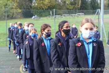 Ealing school marks Armistice Day with simple ceremony in grounds