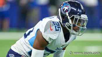 Titans CB Jackson returns from IR, out Thursday