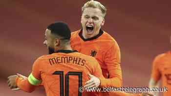 Donny van de Beek on target for Holland but Nathan Ake suffers injury