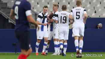 France 0-2 Finland: Brentford's Marcus Forss scores against world champions