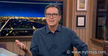 Trump’s Legacy Is Already Tarnished, Stephen Colbert Says