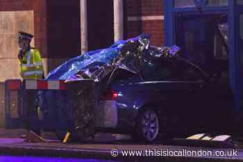 Car crashing into Edmonton Police Station 'not terror-related'