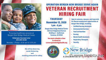 Bergen New Bridge Medical Center Recruiting Veterans: Nov. 12 - TAPinto.net