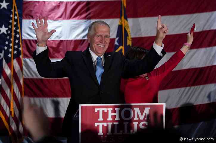 North Carolina Sen. Tillis reelected, keeps seat for GOP