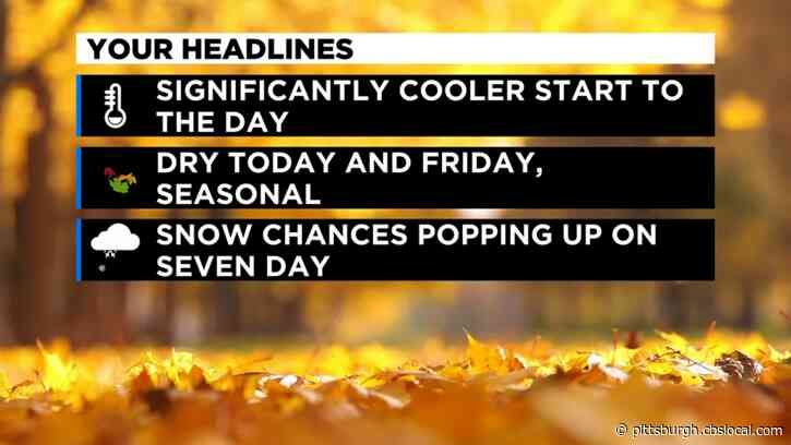 Pittsburgh Weather: Dry Conditions And Cool Temperatures Expected
