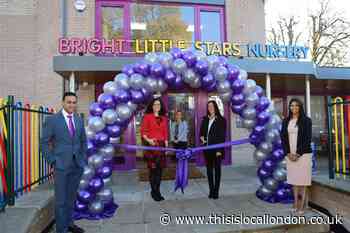 Theresa Villiers open Bright Little Stars nursery in High Barnet