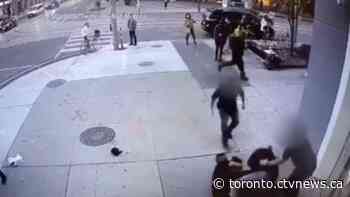 Police takedown of suspects in Toronto shooting that wounded 12-year-old caught on video