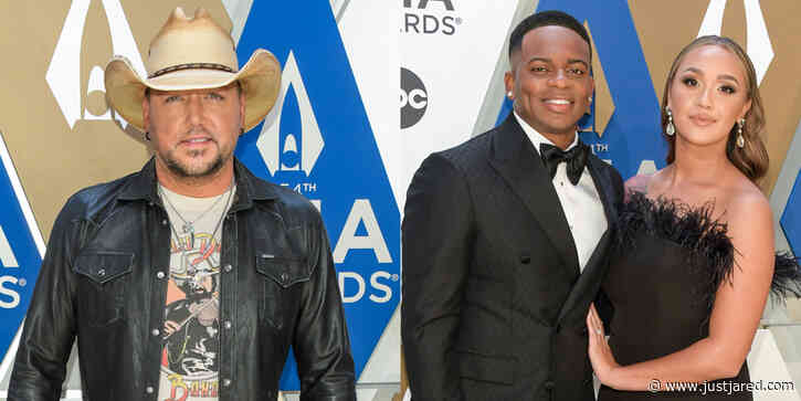 Jason Aldean, Jimmie Allen, & More Step Out for CMA Awards 2020 in Nashville!