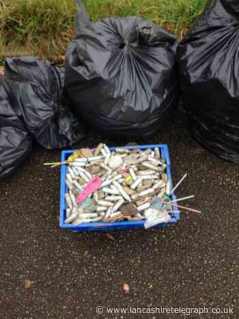 Disgust at state of illegal rave site as 2,000 gas canisters found