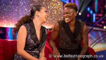 Katya Jones calls Nicola Adams ‘my hero’ after Covid test forces Strictly exit