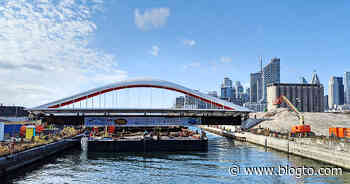 Here's what Toronto's new bridge looks like now that it's almost in place - blogTO