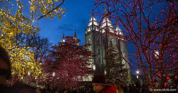 Salt Lake Temple Square will be lit up for the holiday season, but its gates will be closed