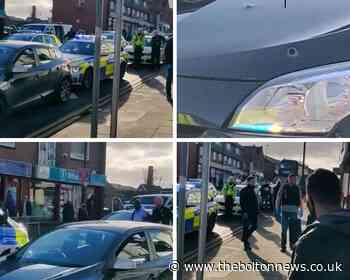PICTURES: Huge police presence in Daubhill over ‘car shooting’