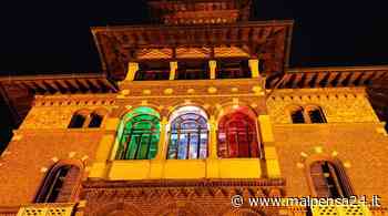Samarate vicina alle vittime Covid: villa Montevecchio si illumina con il tricolore - MALPENSA24 - malpensa24.it