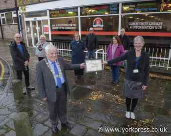 Award for volunteer-run Sherburn library