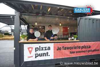 Zaakvoerders Filip en Pieter bouwen container om tot drive-in pizzazaak: “Vreselijk jaar, maar opgeven is geen optie” - Het Nieuwsblad