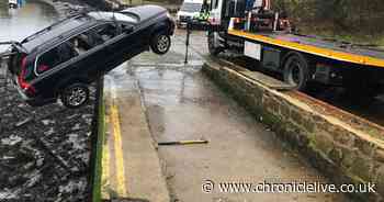 Police searching for driver after car is pulled from the River Wear