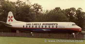 The Gateshead park which had its own unique attraction - an aeroplane