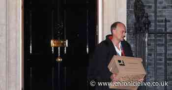 Dominic Cummings 'gone for good' as he leaves Downing Street clutching a box