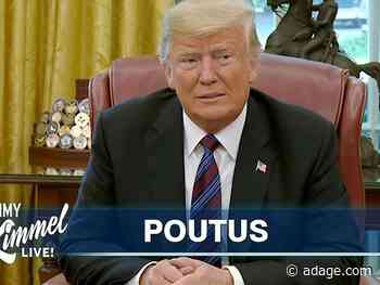 ‘POUTUS’: Jimmy Kimmel rebrands Trump. Watch the video