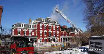 Fire destroys most of Northfield's historic Archer House Inn; no one injured