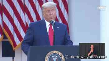 Trump: ‘Time will tell’ who occupies White House next year