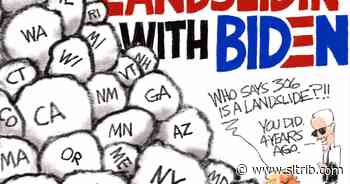 Bagley Cartoon: Biden Boulders