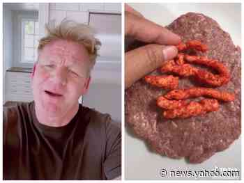 Gordon Ramsay roasted a TikTok chef who stuffed Flamin' Hot Cheetos into her burger