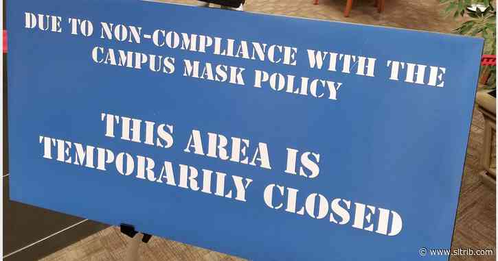 BYU temporarily closes part of library because students didn’t wear masks