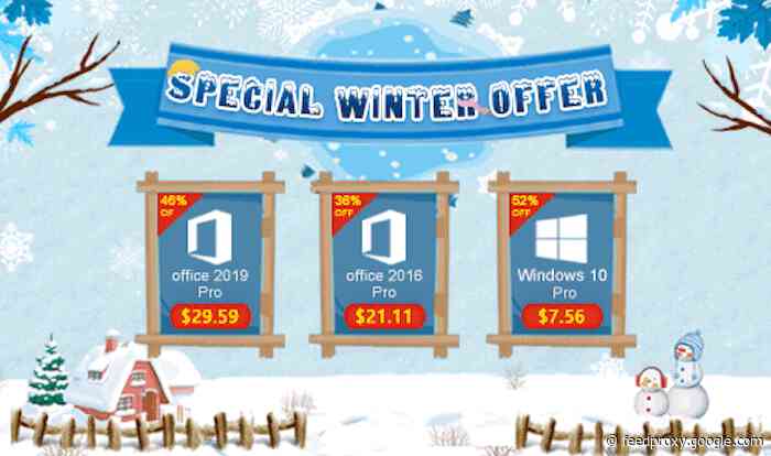 Winter Sales: Windows 10 Pro with $7.56 and Office 2016 Pro with $21.11