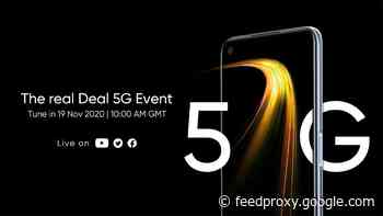 Realme 7 5G to launch 19th of November