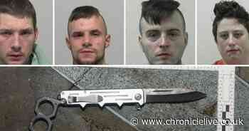 The knife-wielding thugs caught out carrying potentially deadly blades
