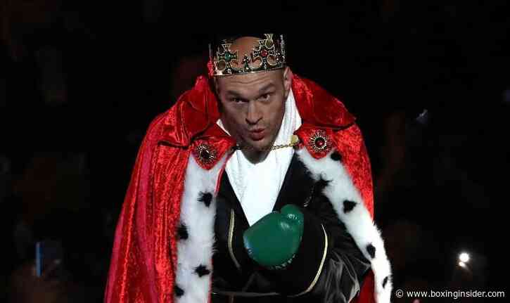Tyson Fury Announces He Will Not Fight Again In 2020