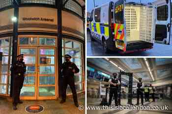 Eight people arrested in Woolwich line police operations
