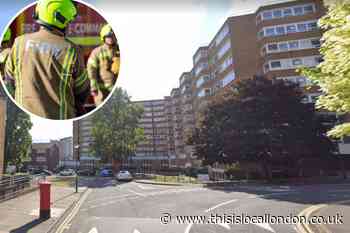 LFB issue candle warning after fire on Greenwich Peninsula