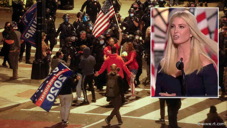 Ivanka & Don Jr blast media for failing to cover attacks on conservatives after Trump rally attendees targeted by mobs