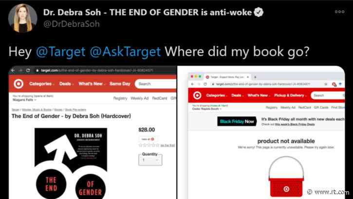 Target accused of enabling ‘Woke Inquisition’ after SECOND gender-related book disappears from retail giant’s website