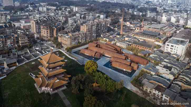Cavernous brick vaults define Jingdezhen Imperial Kiln Museum in China