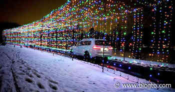 A drive-thru holiday lights tunnel near Toronto is now open for the season - blogTO