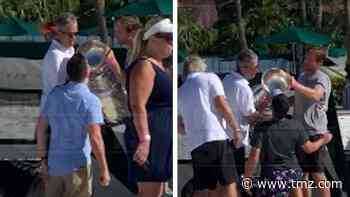 Stanley Cup Beach Party Stokes COVID Concerns, Multiple People Chuggin' from Trophy