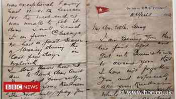 Titanic letter by 'brave' pastor John Harper sells for £42k