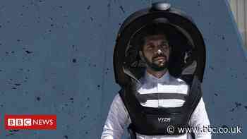 Inventors design high-tech helmets for Covid protection