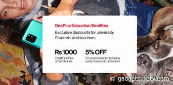 OnePlus Education Benefits Details Announced; Rs. 1,000 Off on Phones, TVs for Students, Teachers in India