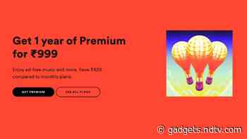 Spotify Premium India Annual Plan Down to Rs. 999 for the Rest of 2020