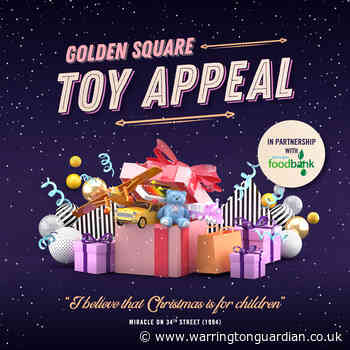 Warrington Foodbank launches Toy Appeal at Golden Square