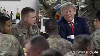 Rückzug aus Afghanistan: Trump macht Tempo bei Truppenabzug