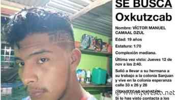 Se busca joven desaparecido en Oxkutzcab - PorEsto